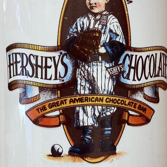 The American Dream Hershey’s Chocolate Bar Vintage Baseball Boy With Mitt Mug - Picture 7 of 8